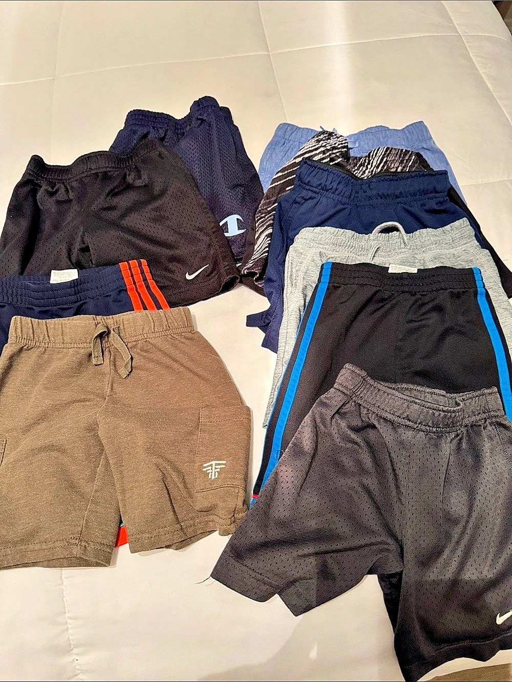 Boys 3T Athletic Shorts Bundle Black Gray